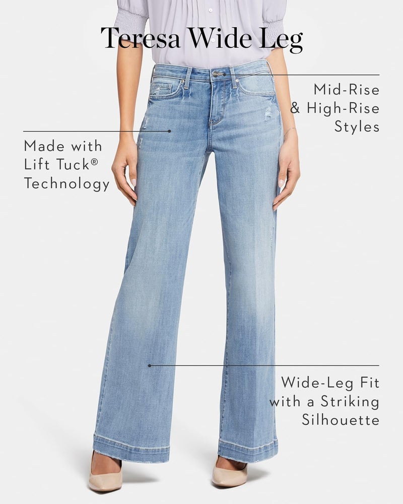 NYDJ Women's Misses Teresa-Trouser, Burbank WASH, 16 - Image 2